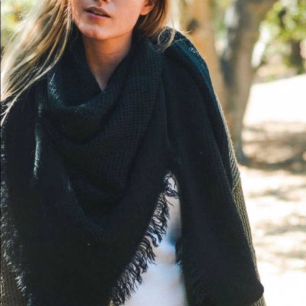 Open Weave Scarf  Square Scarf